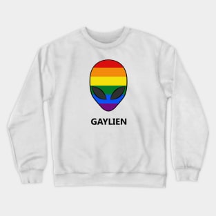 Gaylien Rainbow LGBT Pride Crewneck Sweatshirt